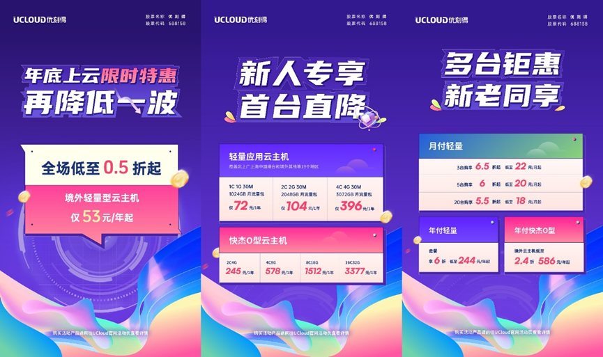 UCloud優(yōu)刻得2024雙11大促，解鎖超值優(yōu)惠原